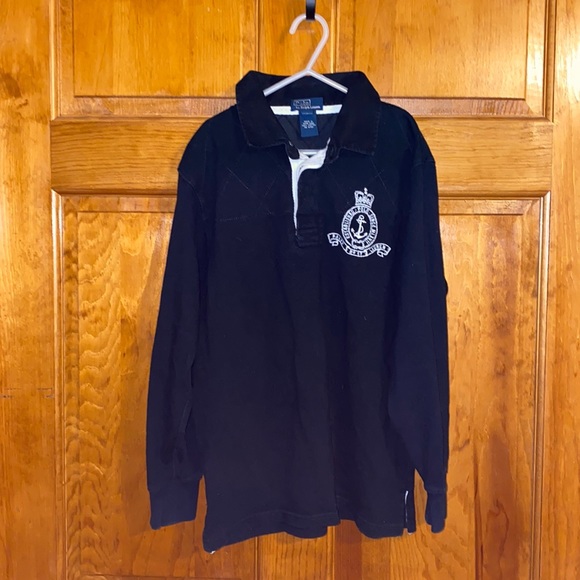 Polo By Ralph Lauren Long Sleeve Shirt Size Med 12-14-EUC - Picture 1 of 5